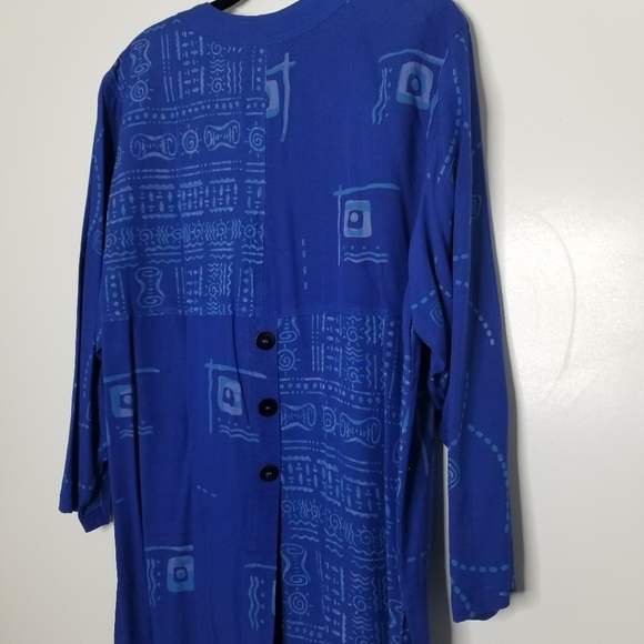 Vintage 3Pc Set Lightweight Cardigan Top Pants Women's Size Med Simply Southwest - Picture 4 of 12